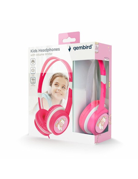 Auriculares de Diadema GEMBIRD MHP-JR-PK Infantil | Tienda24 Tienda24.eu