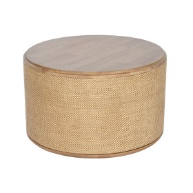 Mesa de Apoio Pequena Home ESPRIT Natural Corda Abeto 70 x 70 x 42 cm de Home ESPRIT, Jogos de móveis - Ref: S3053782, Preço:...