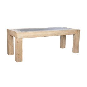 Tavolo da Pranzo Home ESPRIT Naturale Abete Legno MDF 220 x 90 x 76 cm di Home ESPRIT, Tavoli da sala da pranzo - Rif: S30537...