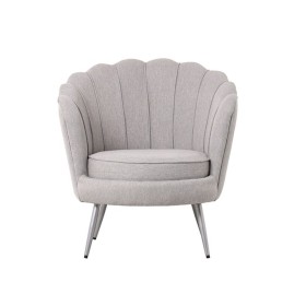 Armchair Home ESPRIT Grey Silver Metal 80 x 75 x 86 cm by Home ESPRIT, Chairs - Ref: S3053961, Price: 210,89 €, Discount: %