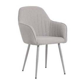 Chair Home ESPRIT Grey Silver 55 x 55,5 x 88 cm by Home ESPRIT, Dining Chairs - Ref: S3053968, Price: 94,39 €, Discount: %