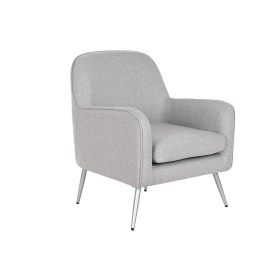 Fauteuil Home ESPRIT Gris Argenté 71 x 68 x 81 cm de Home ESPRIT, Chaises - Réf : S3053969, Prix : 181,02 €, Remise : %