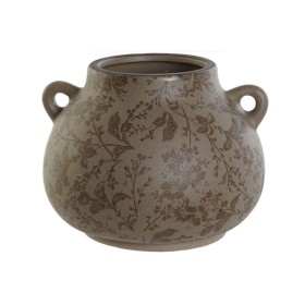 Vase Home ESPRIT Marron Vert Grès Feuille d'une plante 21 x 20 x 16 cm de Home ESPRIT, Vases - Réf : S3053971, Prix : 13,19 €...