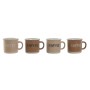 Ensemble de tasses à café Home ESPRIT Marron Grès 180 ml 4 Pièces de Home ESPRIT, Tasses - Réf : S3053979, Prix : 11,85 €, Re...