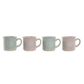 Set of Mugs with Saucers Luminarc 00106 (4 pcs) White Glass 280 ml (4 Pieces) | Tienda24 - Global Online Shop Tienda24.eu