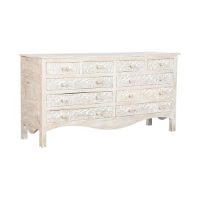 Cassettiera Home ESPRIT Bianco Naturale Legno di mango Legno MDF 145 x 41 x 75 cm di Home ESPRIT, Comò e cassettiere - Rif: S...