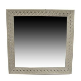 Wall mirror Home ESPRIT White Natural Mango wood Romantic 92 x 6 x 92 cm by Home ESPRIT, Wall-Mounted Mirrors - Ref: S3053991...