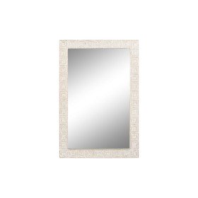 Miroir mural DKD Home Decor Naturel Doré Métal Fibre Frange (89 x 2 x 40 cm) | Tienda24 - Global Online Shop Tienda24.eu