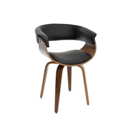 Dining Chair DKD Home Decor Brown Black 61 x 46 x 78 cm by DKD Home Decor, Dining Chairs - Ref: S3054008, Price: 117,56 €, Di...