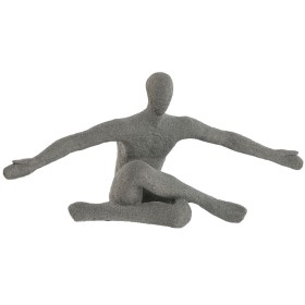 Figura Decorativa Home ESPRIT Gris 57 x 19,5 x 26,8 cm de Home ESPRIT, Adornos - Ref: S3054027, Precio: 54,91 €, Descuento: %