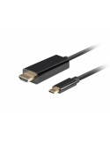 USB C zu HDMI-Kabel Lanberg CA-CMHD-10CU-0018-BK | Tienda24 Tienda24.eu