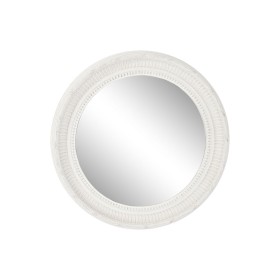 Wall mirror Home ESPRIT White Wood 66 x 5 x 66 cm by Home ESPRIT, Wall-Mounted Mirrors - Ref: S3054054, Price: 96,24 €, Disco...