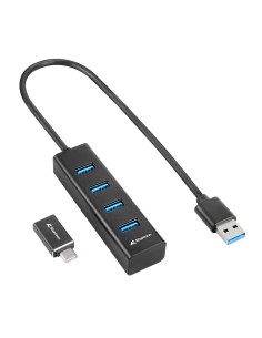 USB Hub Vention TOKHB 100 W Silver | Tienda24 Tienda24.eu