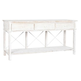 Console Home ESPRIT Blanc Marron Noir Métal Sapin 181 x 45 x 86 cm de Home ESPRIT, Tables - Réf : S3054079, Prix : 378,19 €, ...