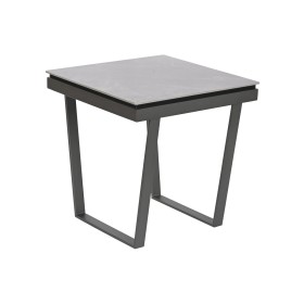 Mesa de apoio Home ESPRIT Cinzento Metal 51 x 51 x 53 cm de Home ESPRIT, Jogos de móveis - Ref: S3054113, Preço: 109,64 €, De...