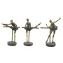 Figura Decorativa Home ESPRIT Cinzento Dourado Bailarina Ballet 14 x 8 x 20 cm (3 Unidades) | Tienda24 - Global Online Shop Tienda24.eu