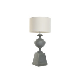 Lampe de bureau Home ESPRIT Blanc Gris Résine 35,5 x 35,5 x 79 cm de Home ESPRIT, Lampes de chevet - Réf : S3054146, Prix : 1...