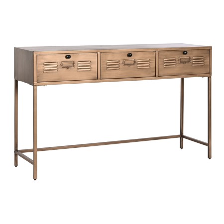 Console Home ESPRIT Doré Métal 125,5 x 37 x 77 cm de Home ESPRIT, Tables - Réf : S3054179, Prix : 181,98 €, Remise : %