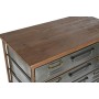 Caisson à Tiroirs Home ESPRIT Marron Gris Argenté Naturel Métal Sapin Loft 66 x 33,5 x 121 cm de Home ESPRIT, Commodes - Réf ...