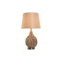 Desk lamp Home ESPRIT Brown Beige Golden Natural 50 W 220 V 33 x 33 x 60 cm by Home ESPRIT, Bedside and Table Lamps - Ref: S3...