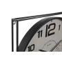 Horloge Murale Home ESPRIT Blanc Noir Métal Bois MDF 62 x 6 x 65 cm (2 Unités) | Tienda24 - Global Online Shop Tienda24.eu