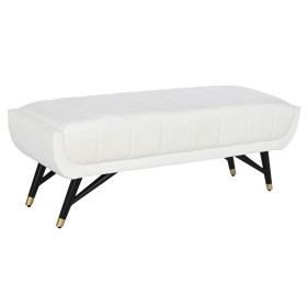 Banqueta Home ESPRIT Blanco Negro 120 x 40 x 42 cm de Home ESPRIT, Sillas - Ref: S3054211, Precio: 101,75 €, Descuento: %