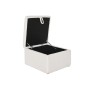 Banqueta Home ESPRIT Branco Poliéster Madeira MDF 60 x 60 x 36 cm de Home ESPRIT, Cadeiras - Ref: S3054212, Preço: 109,65 €, ...