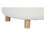 Banqueta Home ESPRIT Blanco Poliéster Madera de caucho Madera MDF 48 x 48 x 43 cm de Home ESPRIT, Sillas - Ref: S3054213, Pre...