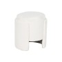 Repousa pés Home ESPRIT Branco Poliéster Madeira MDF Scandi 40 x 40 x 43 cm | Tienda24 - Global Online Shop Tienda24.eu