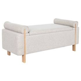 Banqueta Home ESPRIT Bege Dourado Pinheiro 120 x 45 x 50 cm de Home ESPRIT, Cadeiras - Ref: S3054216, Preço: 270,94 €, Descon...