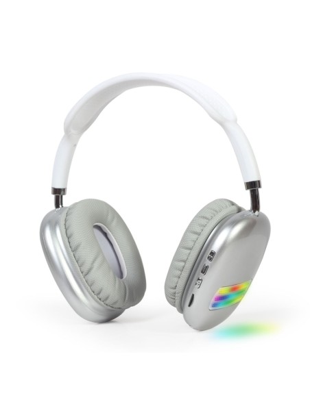 Headphones with Microphone GEMBIRD BHP-LED-02-W | Tienda24 Tienda24.eu