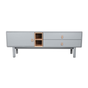 TV-Möbel Home ESPRIT Blau Grau Polypropylen Holz MDF 140 x 40 x 55 cm von Home ESPRIT, TV-Ständer und -Tische - Ref: S3054239...