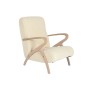 Armchair Home ESPRIT White Natural 57 x 55 x 85 cm | Tienda24 - Global Online Shop Tienda24.eu