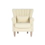 Sillón Home ESPRIT Blanco Natural Madera de caucho 73 X 65 X 87 cm de Home ESPRIT, Sillas - Ref: S3054263, Precio: 219,78 €, ...