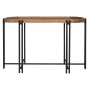 Console Home ESPRIT Madeira Metal 115 x 40 x 75 cm de Home ESPRIT, Jogos de móveis - Ref: S3054300, Preço: 302,27 €, Desconto: %