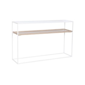 Console Home ESPRIT Blanc Métal Verre 120 x 30 x 75 cm de Home ESPRIT, Tables - Réf : S3054341, Prix : 157,17 €, Remise : %