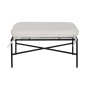 Repose-pied Home ESPRIT Blanc Noir Métal Urbaine 75 x 50 x 45 cm de Home ESPRIT, Poufs et repose-pieds - Réf : S3054346, Prix...