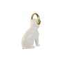 Figura Decorativa Home ESPRIT Branco Preto Dourado Cão 12 x 18 x 30 cm (2 Unidades) | Tienda24 - Global Online Shop Tienda24.eu