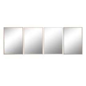 Miroir mural DKD Home Decor Gris Doré Bois de manguier (154 x 5 x 92 cm) | Tienda24 - Global Online Shop Tienda24.eu