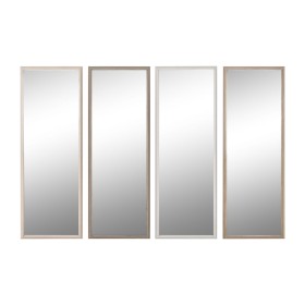 Miroir mural Home ESPRIT Blanc Marron Beige Gris Verre polystyrène 33 x 3 x 95,5 cm (4 Unités) de Home ESPRIT, Miroirs muraux...