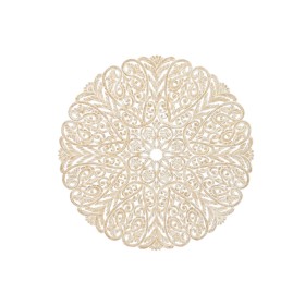 Décoration murale Home ESPRIT Blanc Naturel Mandala Indien 119 x 1,5 x 119 cm de Home ESPRIT, Objets de décoration - Réf : S3...