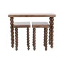 Console Home ESPRIT Dark brown Mango wood 102 x 35 x 73 cm (3 Pieces) by Home ESPRIT, Tables - Ref: S3054413, Price: 214,55 €...