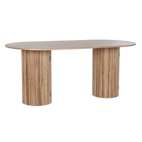 Tavolo da Pranzo Home ESPRIT Naturale Legno di paulownia Legno MDF 180 x 90 x 75 cm di Home ESPRIT, Tavoli da sala da pranzo ...