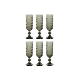 Set de Verres Home ESPRIT Gris Verre 150 ml (6 Unités) de Home ESPRIT, Verres à eau à pied - Réf : S3054435, Prix : 17,29 €, ...