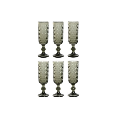 Conjunto de Copos Home ESPRIT Cinzento Cristal 150 ml (6 Unidades) de Home ESPRIT, Copos de água - Ref: S3054435, Preço: 17,2...