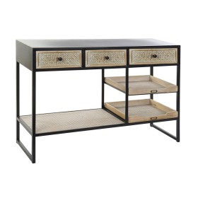 Consola Home ESPRIT Marrón Negro Madera Metal 120 x 38 x 80 cm de Home ESPRIT, Mesas - Ref: S3054467, Precio: 393,50 €, Descu...