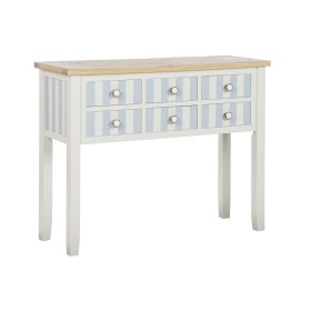 Konsole Home ESPRIT Blau Weiß Paulonia-Holz 103 x 35 x 80 cm von Home ESPRIT, Tische - Ref: S3054470, Preis: 244,43 €, Rabatt: %