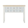 Consola Home ESPRIT Azul Branco Madeira de paulónia 103 x 35 x 80 cm de Home ESPRIT, Jogos de móveis - Ref: S3054470, Preço: ...