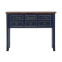 Consola Home ESPRIT Castanho Azul Marinho Madeira de paulónia 103 x 35 x 80 cm de Home ESPRIT, Jogos de móveis - Ref: S305447...