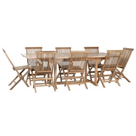 Ensemble Table + Chaises Home ESPRIT 180 x 100 x 75 cm de Home ESPRIT, Salons de jardin - Réf : S3054498, Prix : 859,62 €, Re...